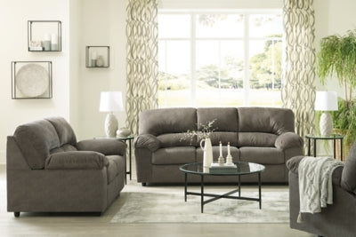 Norlou Flannel Sofa, Loveseat And Recliner