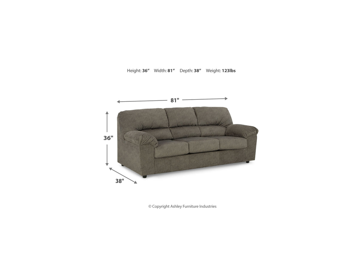 Norlou Flannel Sofa, Loveseat And Recliner