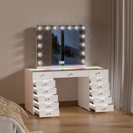 Marilyn Hollywood Vanity Mirror Pro Max with 15 PCS G95FLM Bulbs