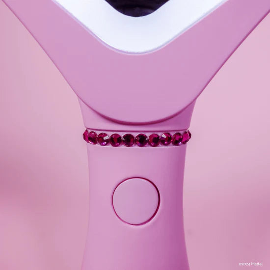 Barbie LED Handheld Makeup Mirror with Standing Base