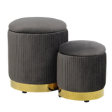 Zoe Storage Ottoman Set