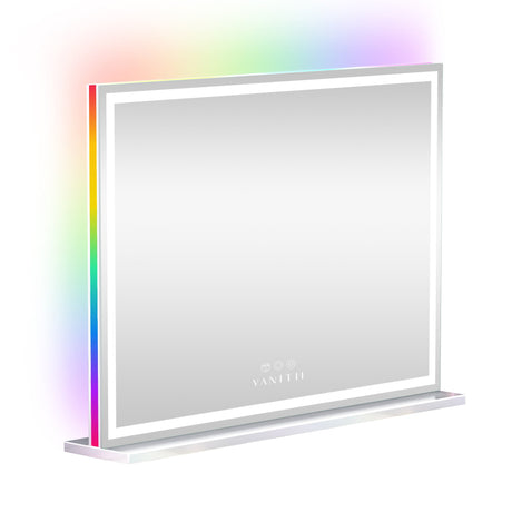 Luxury Hollywood Glow Vanity Mirror with RGB & Led Light Strip