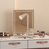 LED Music Mirror with Dimmable Light