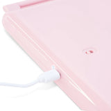 Touch Pad Rechargeable LED Makeup Mirror with Flip Cover