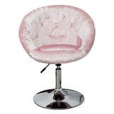 Antoinette Round Tufted Vanity Chair