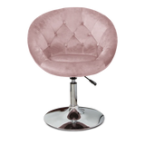 Antoinette Round Tufted Vanity Chair