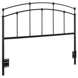 Bryant Full/Queen Metal Arched Headboard Black