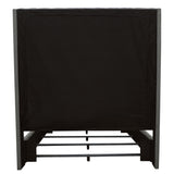 Camille Grey Upholstered Eastern King Panel Bed