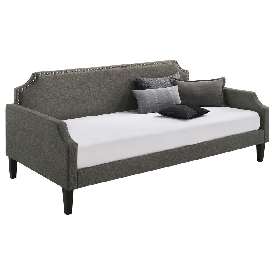 Olivia Upholstered Twin Daybed With Nailhead Trim