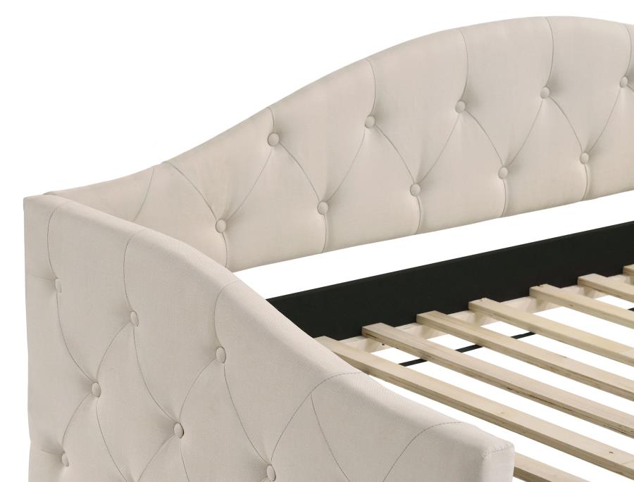 Sadie Upholstered Twin Daybed With Trundle