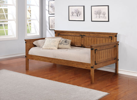 Oakdale Rustic Honey Wood Twin Daybed
