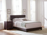 Dorian Upholstered California King Bed Brown