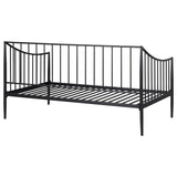 Newbury Metal Twin Daybed Bed Frame Matte Black
