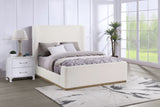 Nala Cream Upholstered Queen Sleigh Bed