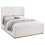 Nala Cream Upholstered Queen Sleigh Bed