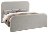 Wren Grey Upholstered Eastern King Panel Bed