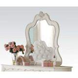 Edalene Pearl White Finish Mirror