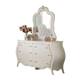 Edalene Pearl White Finish Mirror