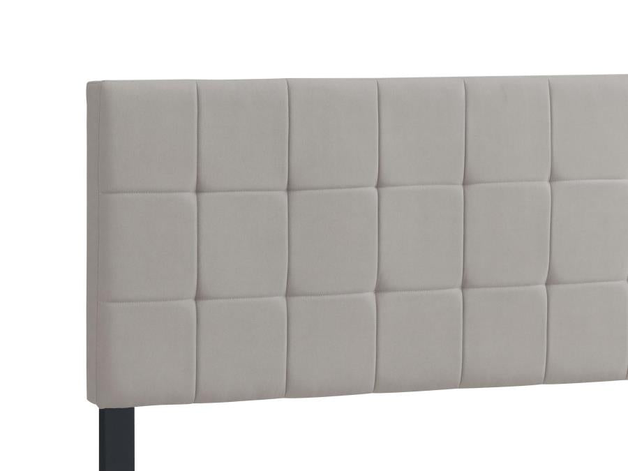 Fairfield Eastern King Upholstered Panel Bed Beige