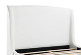 Mosby Snow Upholstered Queen Wingback Bed