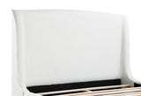 Mosby Snow Upholstered Queen Wingback Bed