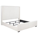 Natasha Cream 69-Inch Upholstered California King Bed