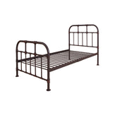 Nicipolis Sandy Gray Finish Twin Bed
