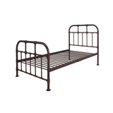 Nicipolis Sandy Gray Finish Twin Bed