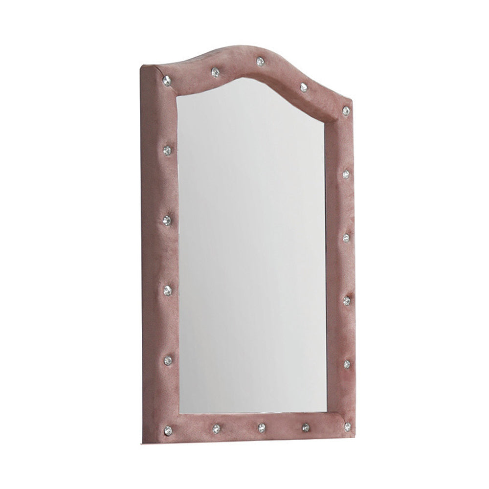 Reggie Pink Fabric Mirror