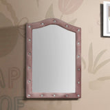 Reggie Pink Fabric Mirror