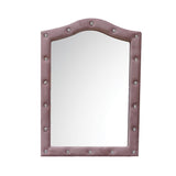 Reggie Pink Fabric Mirror