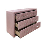 Reggie Pink Fabric Dresser