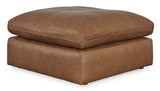 Emilia Caramel Oversized Accent Ottoman