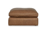 Emilia Caramel 5-Piece Sectional And Ottoman