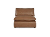 Emilia Caramel 5-Piece Sectional And Ottoman