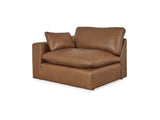 Emilia Caramel 5-Piece Sectional And Ottoman