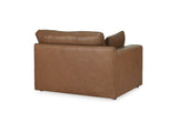 Emilia Caramel 5-Piece Sectional And Ottoman