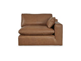 Emilia Caramel 5-Piece Sectional And Ottoman