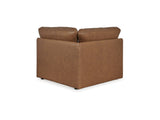Emilia Caramel 5-Piece Sectional And Ottoman