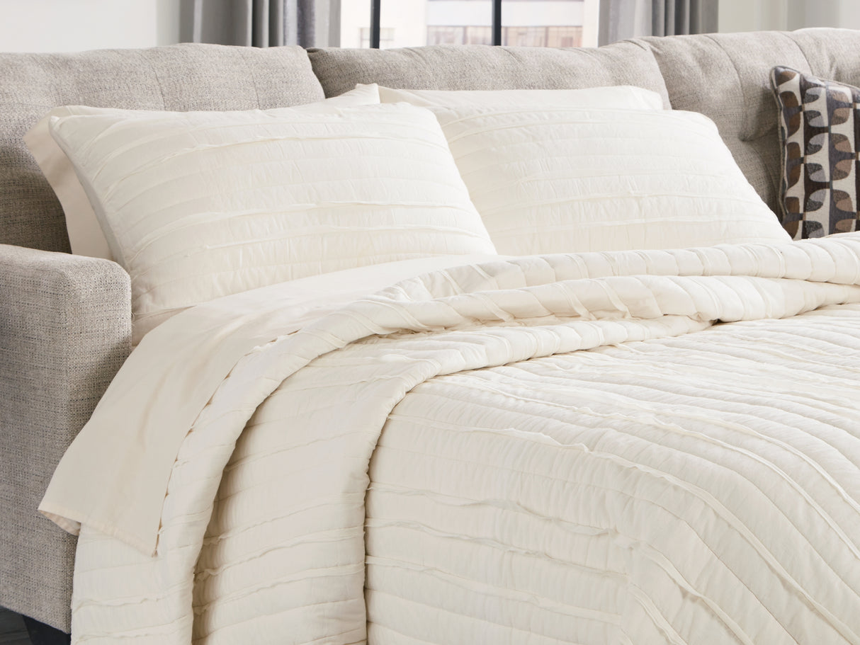 Mahoney Pebble 2-Piece Sleeper Right-Arm Facing Sectional With Chaise