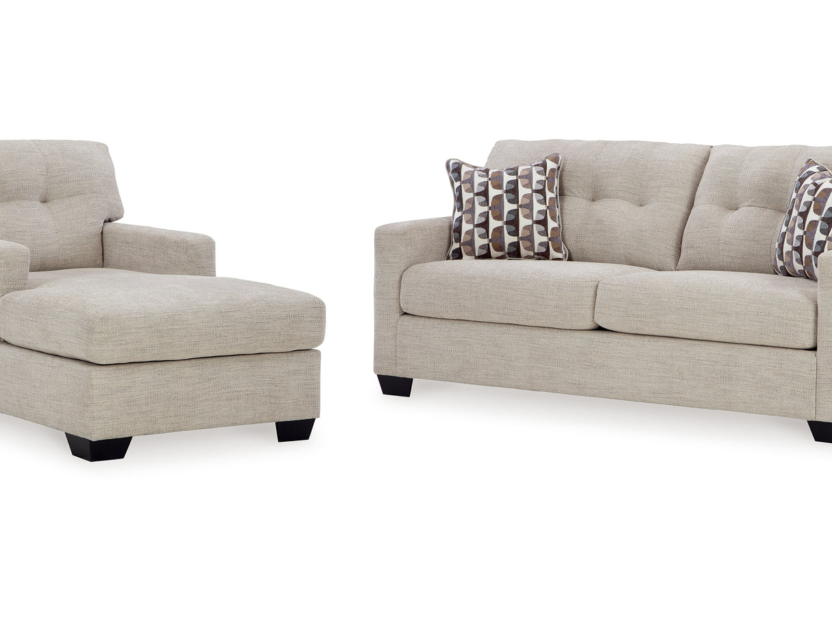 Mahoney Pebble Sofa And Chaise