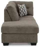 Mahoney Chocolate Left-Arm Facing Corner Chaise