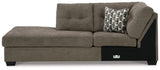 Mahoney Chocolate Left-Arm Facing Corner Chaise