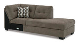 Mahoney Chocolate Right-Arm Facing Corner Chaise