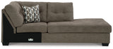 Mahoney Chocolate Right-Arm Facing Corner Chaise