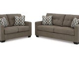 Mahoney Chocolate Sofa And Loveseat