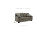 Mahoney Chocolate Sofa And Loveseat