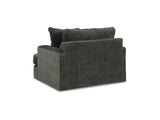 Karinne Smoke Oversized Chair And Ottoman