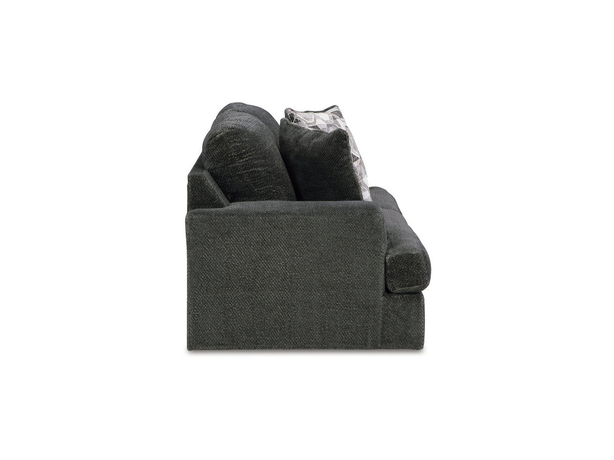 Karinne Smoke Loveseat And Chair