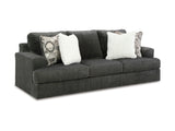 Karinne Smoke Sofa, Loveseat, Oversized Chair And Ottoman